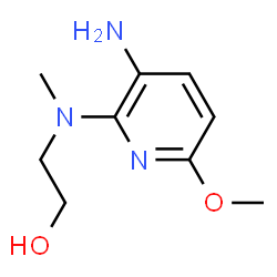 Ethanol, 2-[(3-amino-6-methoxy-2-pyridinyl)methylamino]- (9CI)结构式