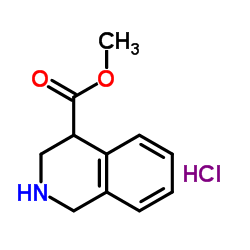 Methyl 1,2,3,4-tetrahydroisoquinoline-4-carboxylate structure