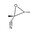 (2RS,3SR)-2,3-epoxy-2-methyl-butyronitrile结构式