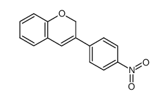 3-(4-nitrophenyl)-2H-chromene结构式