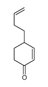4-but-3-enylcyclohex-2-en-1-one结构式