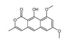 10-hydroxy-7,9-dimethoxy-3-methylbenzo[g]isochromen-1-one结构式