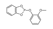 o-methoxyphenyl-o-phenylene phosphite结构式