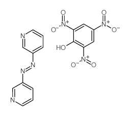 dipyridin-3-yldiazene; 2,4,6-trinitrophenol Structure