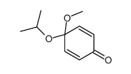 4-methoxy-4-propan-2-yloxycyclohexa-2,5-dien-1-one结构式