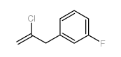 2-CHLORO-3-(3-FLUOROPHENYL)-1-PROPENE结构式