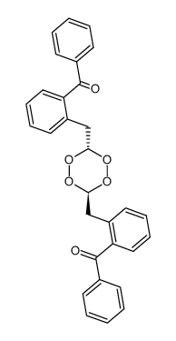 trans-3,6-bis(o-benzoylbenzyl)-1,2,4,5-tetroxane结构式