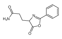 2-phenyl-4-(2-carboxamidoethyl)oxazolone结构式