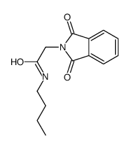 N-butyl-2-(1,3-dioxoisoindol-2-yl)acetamide结构式