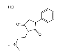 2,5-Pyrrolidinedione, 1-(2-(dimethylamino)ethyl)-3-phenyl-, monohydroc hloride (9CI)结构式