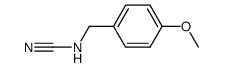 N-(4-甲氧基苄基)氰胺结构式
