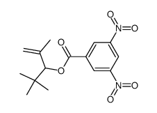 3-(3,5-dinitro-benzoyloxy)-2,4,4-trimethyl-pent-1-ene结构式