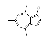 1-chloro-4,6,8-trimethylazulene结构式