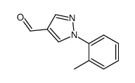 1-(2-methylphenyl)-1H-pyrazole-4-carbaldehyde structure
