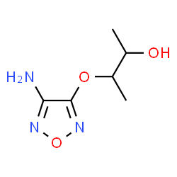2-Butanol,3-[(4-amino-1,2,5-oxadiazol-3-yl)oxy]-(9CI)结构式