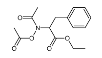 ethylN-acetoxy-N-acetylphenylalaninate结构式