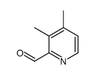 3,4-dimethylpyridine-2-carbaldehyde结构式