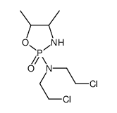 N,N-bis(2-chloroethyl)-4,5-dimethyl-2-oxo-1,3,2λ5-oxazaphospholidin-2-amine结构式