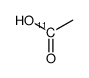 Acetic acid C-11 Structure
