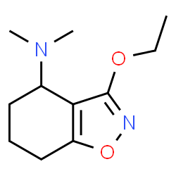 1,2-Benzisoxazol-4-amine,3-ethoxy-4,5,6,7-tetrahydro-N,N-dimethyl-(9CI) structure