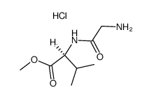 (-)-glycinyl-(S)-valine methyl ester hydrochloride结构式