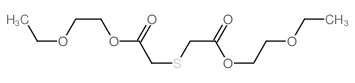 Acetic acid,2,2'-thiobis-, bis(2-ethoxyethyl) ester (9CI) Structure