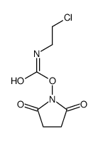(2,5-dioxopyrrolidin-1-yl) N-(2-chloroethyl)carbamate Structure
