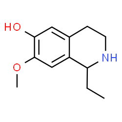 6-Isoquinolinol,1-ethyl-1,2,3,4-tetrahydro-7-methoxy-(9CI) structure
