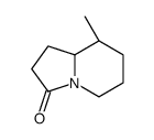 (8R,8aS)-8-methyl-2,5,6,7,8,8a-hexahydro-1H-indolizin-3-one结构式