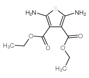 diethyl 2,5-diaminothiophene-3,4-dicarboxylate Structure