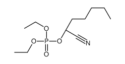 [(1R)-1-cyanohexyl] diethyl phosphate Structure