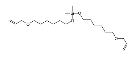 dimethyl-bis(6-prop-2-enoxyhexoxy)silane Structure