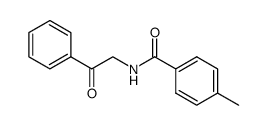 4-Methyl-N-[1-(2-oxo-2-phenylethyl)]benzamide Structure