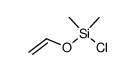 chlorodimethyl(vinyloxy)silane Structure