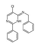 N-benzyl-5-chloro-2-phenylpyrimidin-4-amine Structure