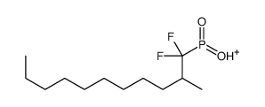 (1,1-difluoro-2-methylundecyl)-hydroxy-oxophosphanium结构式