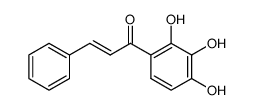 1-(2',3',4'-trihydroxy)-3-phenylpropan-2-en-1-one结构式
