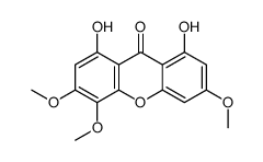 1,8-dihydroxy-3,4,6-trimethoxyxanthen-9-one Structure
