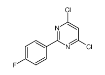 4,6-dichloro-2-(4-fluorophenyl)pyrimidine Structure