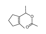 1-(2-methylcyclopent-1-en-1-yl)ethyl acetate Structure