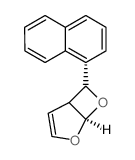 (1R)-6-naphthalen-1-yl-2,7-dioxabicyclo[3.2.0]hept-3-ene结构式