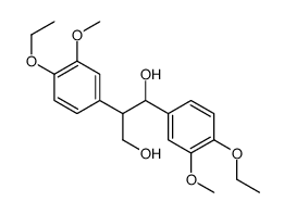 1,2-bis(4-ethoxy-3-methoxyphenyl)propane-1,3-diol Structure
