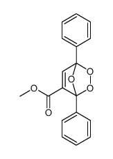 methyl 1,4-diphenyl-2,3,7-trioxabicyclo[2.2.1]hept-5-ene-5-carboxylate Structure