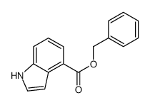 benzyl 1H-indole-4-carboxylate结构式