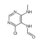 4-chloro-5-formamido-6-(methylamino)pyrimidine Structure