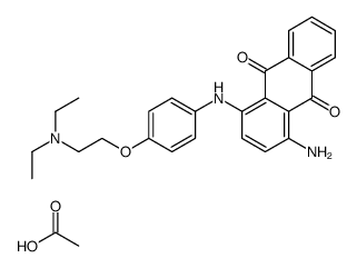 1-amino-4-[[4-[2-(diethylamino)ethoxy]phenyl]amino]anthraquinone monoacetate picture