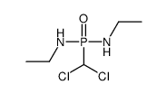 N-[dichloromethyl(ethylamino)phosphoryl]ethanamine结构式