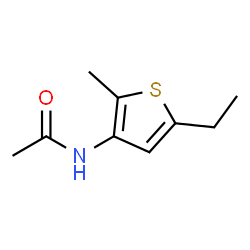 Thiophene,3-acetamido-5-ethyl-2-methyl- (5CI) Structure