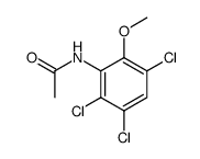 acetic acid-(2,3,5-trichloro-6-methoxy-anilide) Structure