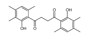 1,4-bis-(2-hydroxy-3,4,6-trimethyl-phenyl)-butane-1,4-dione Structure